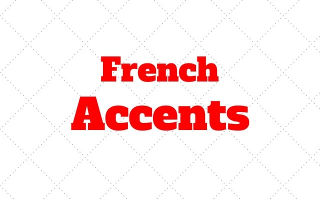 تایپ فرانسه با اکسان ها برای لهجه ی فرانسوی