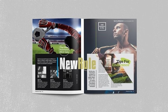 صفحه آرایی مجله ورزشی با ارزانترین قیمت