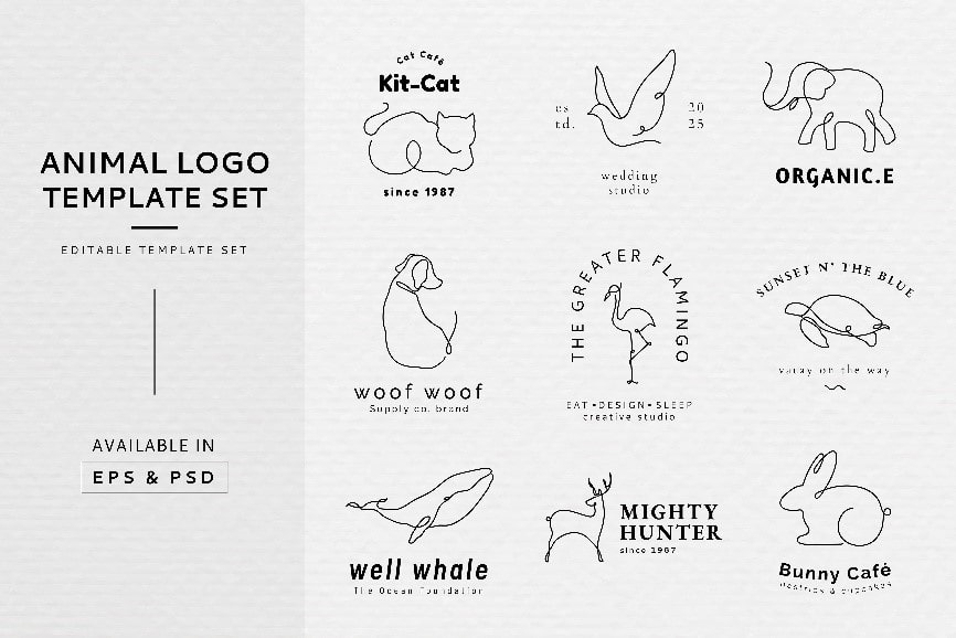 جادوی طراحی لوگو با حیوانات